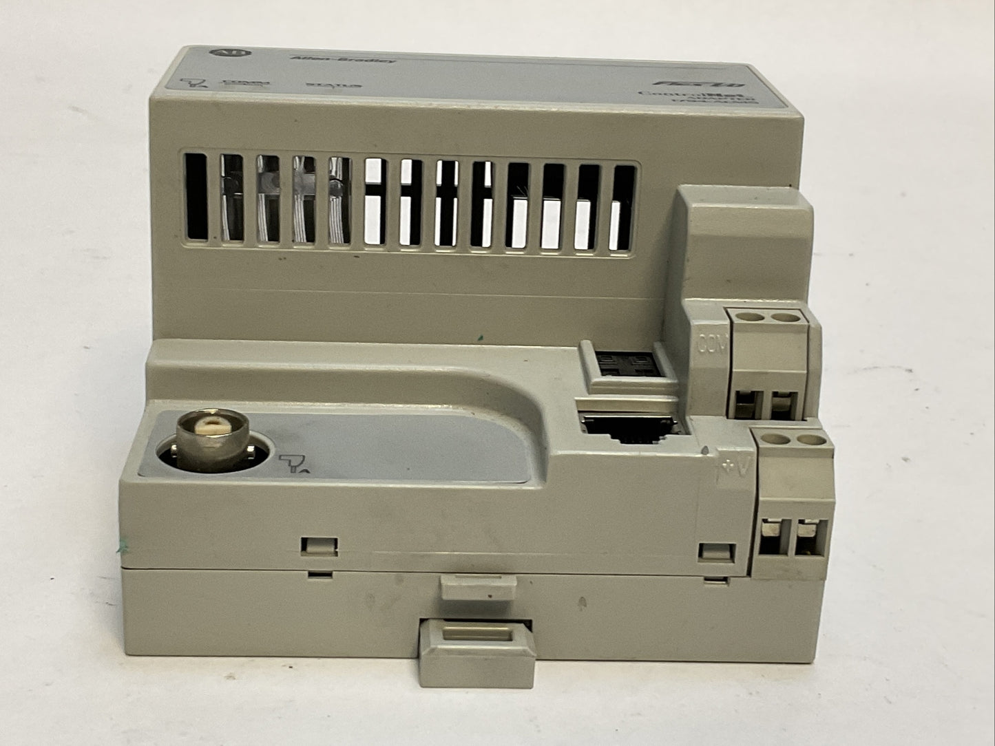 ALLEN BRADLEY 1794-ACN15 SER C REV E02 F/W REV 4.3 FLEX I/O CONTROL NET ADAPTER