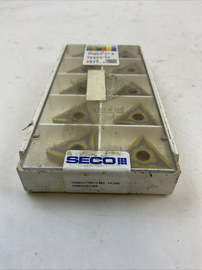 SECO TNMG270612-M3 TP200 TNMG543-M3 CARBIDE INSERT (BOX OF 10)