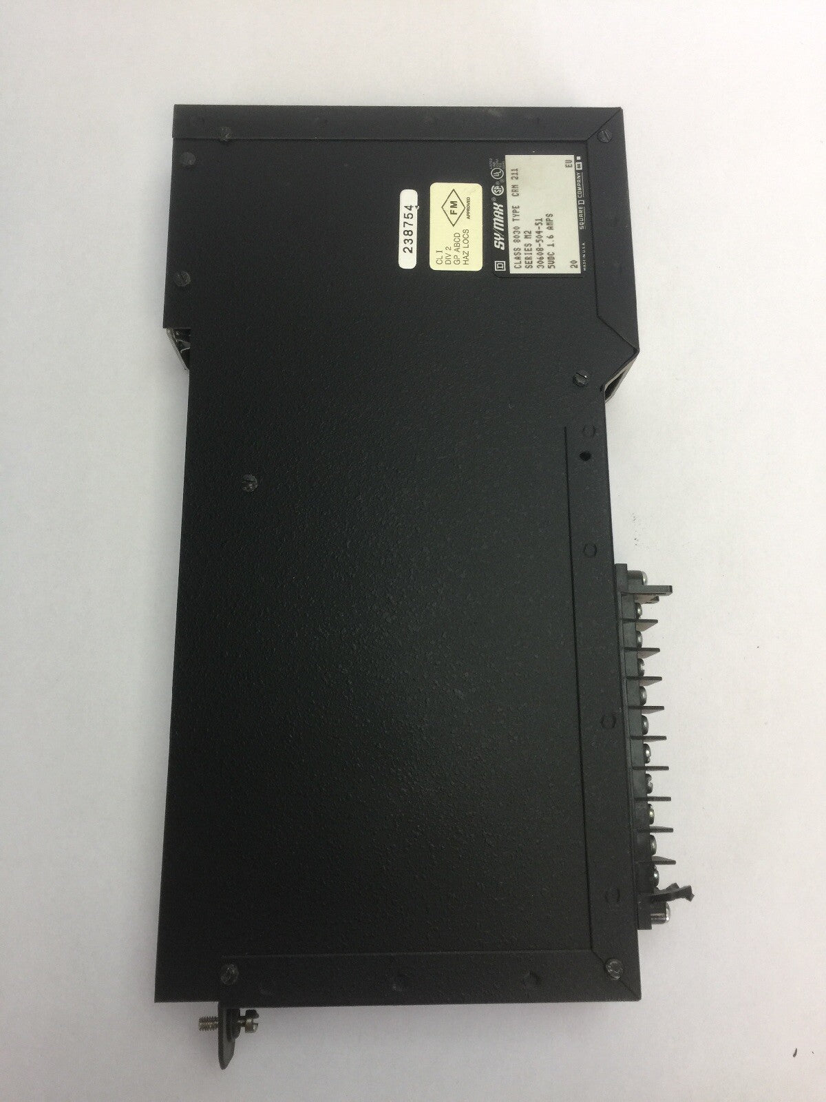 SQUARE D 8030 CRM-211 SERIES M2 5VDC 1.6AMPS LOCAL INTERFACE 4096 REG.