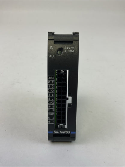 AUTOMATION DIRECT D0-16ND3 INPUT MODULE 24VDC 4-6mA