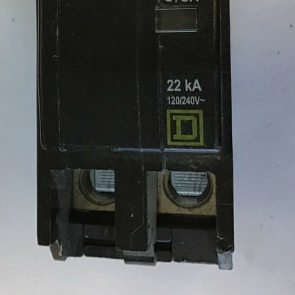 SQUARE D QO2100VH CIRCUIT BREAKER 100A 120/240VAC 50/60HZ  2POLE