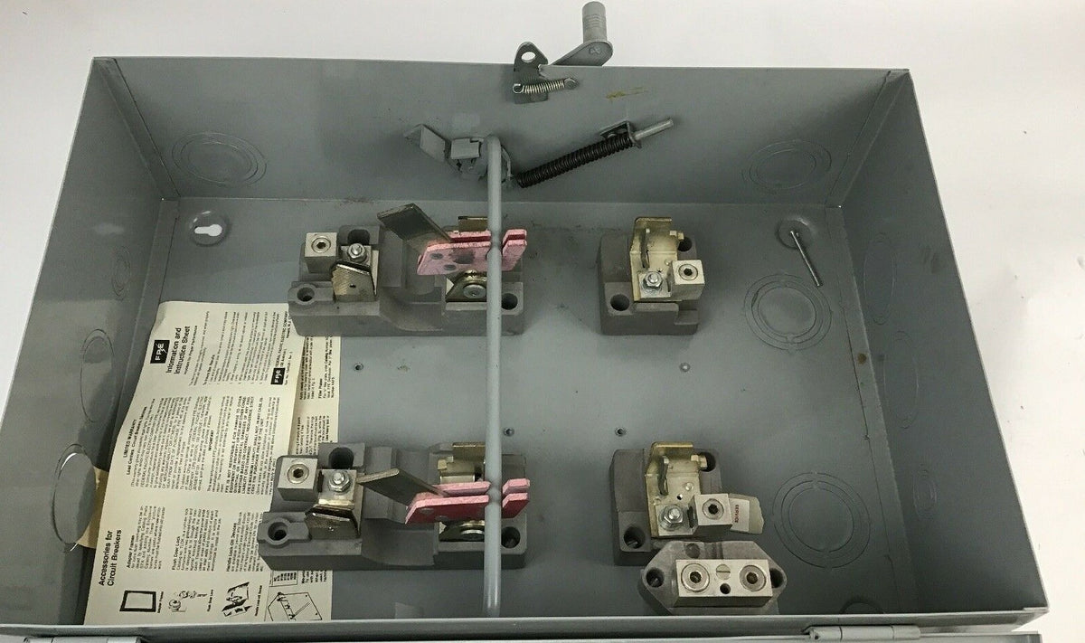 FEDERAL PACIFIC GENERAL DUTY SAFETY SWITCH 3222 200AMP 240VAC/250VDC