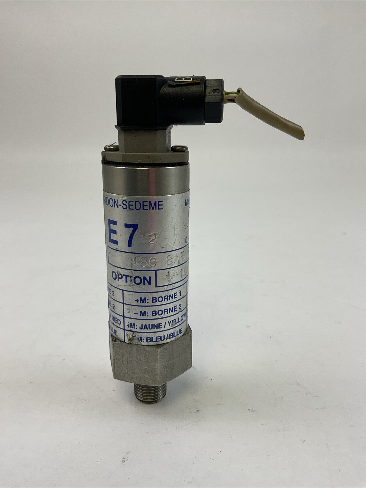 BOURDON-SEDEME E7 12 TRANSMITTER 180 BAR R 1-10V