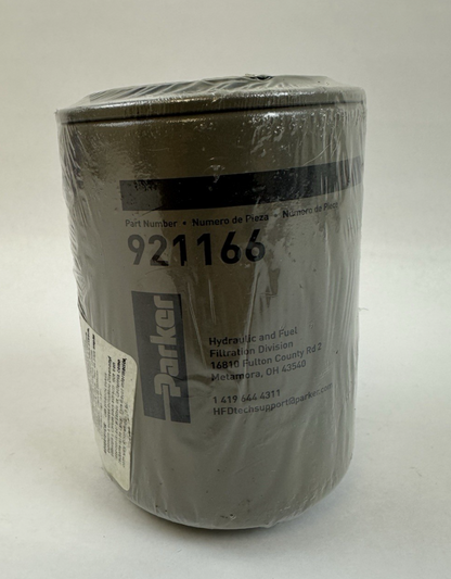 PARKER 921166 HYDRAULIC FILTER ELEMENT SPIN-ON