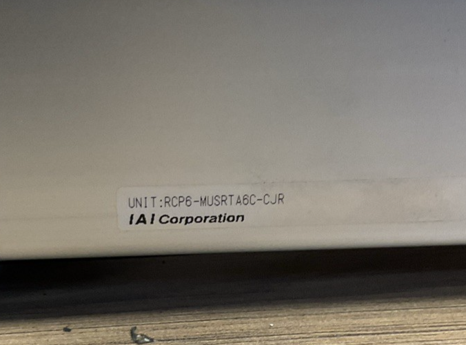 IAI RCP6-MUSRTA6C-CJR ROBOT CYLINDER RCP6-SA6C-WA-42P-20-500-P3-S-CJR ACTUATOR