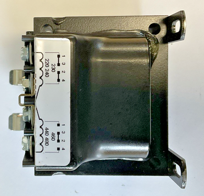 SIEMENS MT0075A CONTROL TRANSFORMER 75VA 50/60HZ PRIM.230X460V SEC.115V