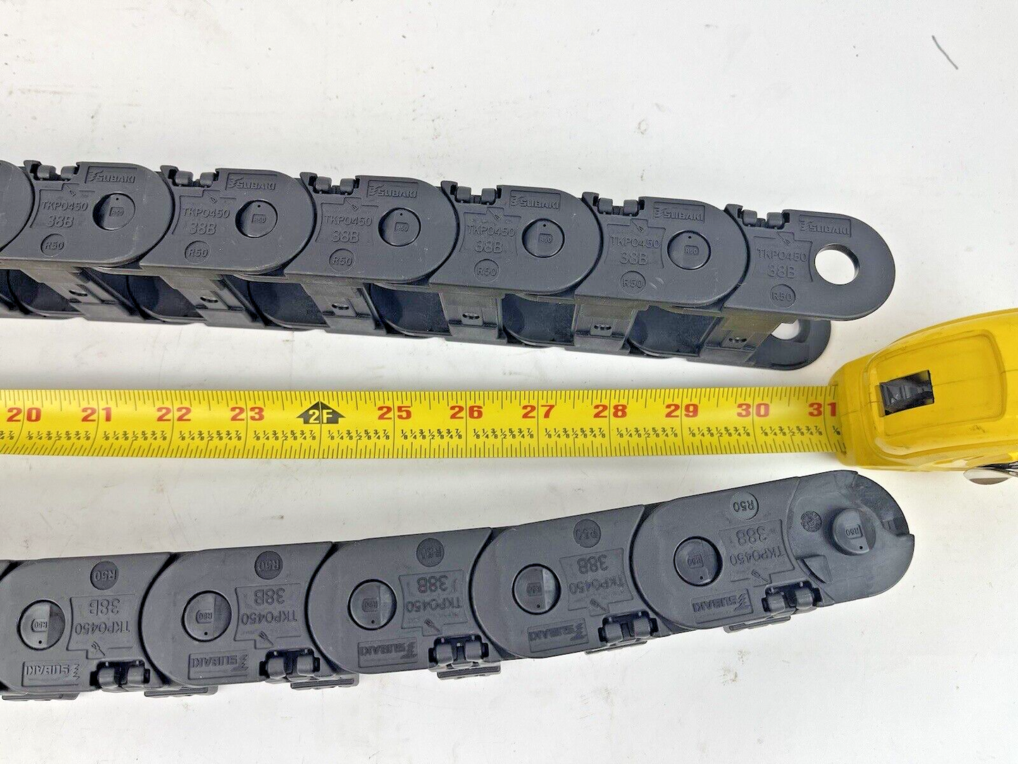 AMADA - C/P CABLE GUARD - 2-1/4"W X 1-1/4"H X 63" L - ARTICULATING CABLE GUARD