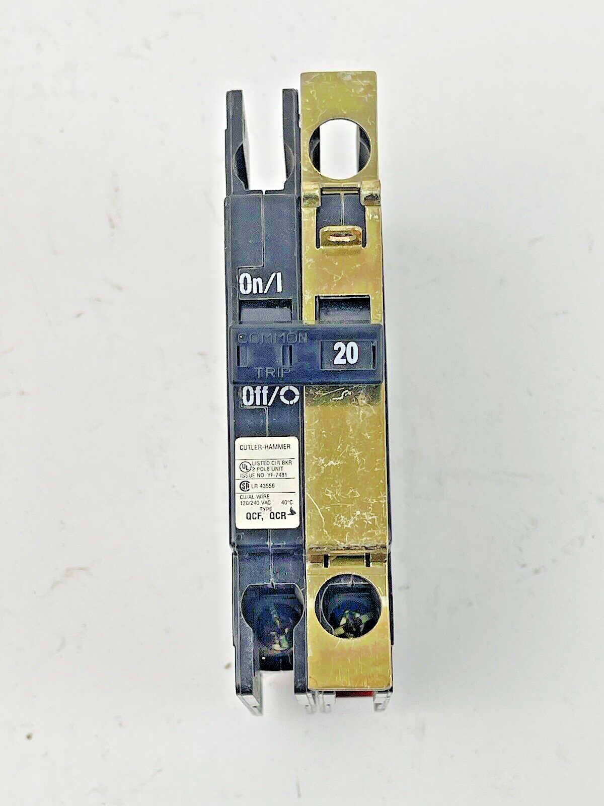 CUTLER-HAMMER **LOT OF 3** - QCR2020T - 20A/2 POLE/240 VAC/TYPE HACR