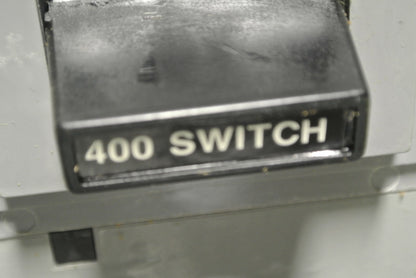 SIEMENS BDFW400 WELDER BUS PLUG w/ JXD63S400A BREAKER 600V, 400A, 3-PHASE, 3WIRE