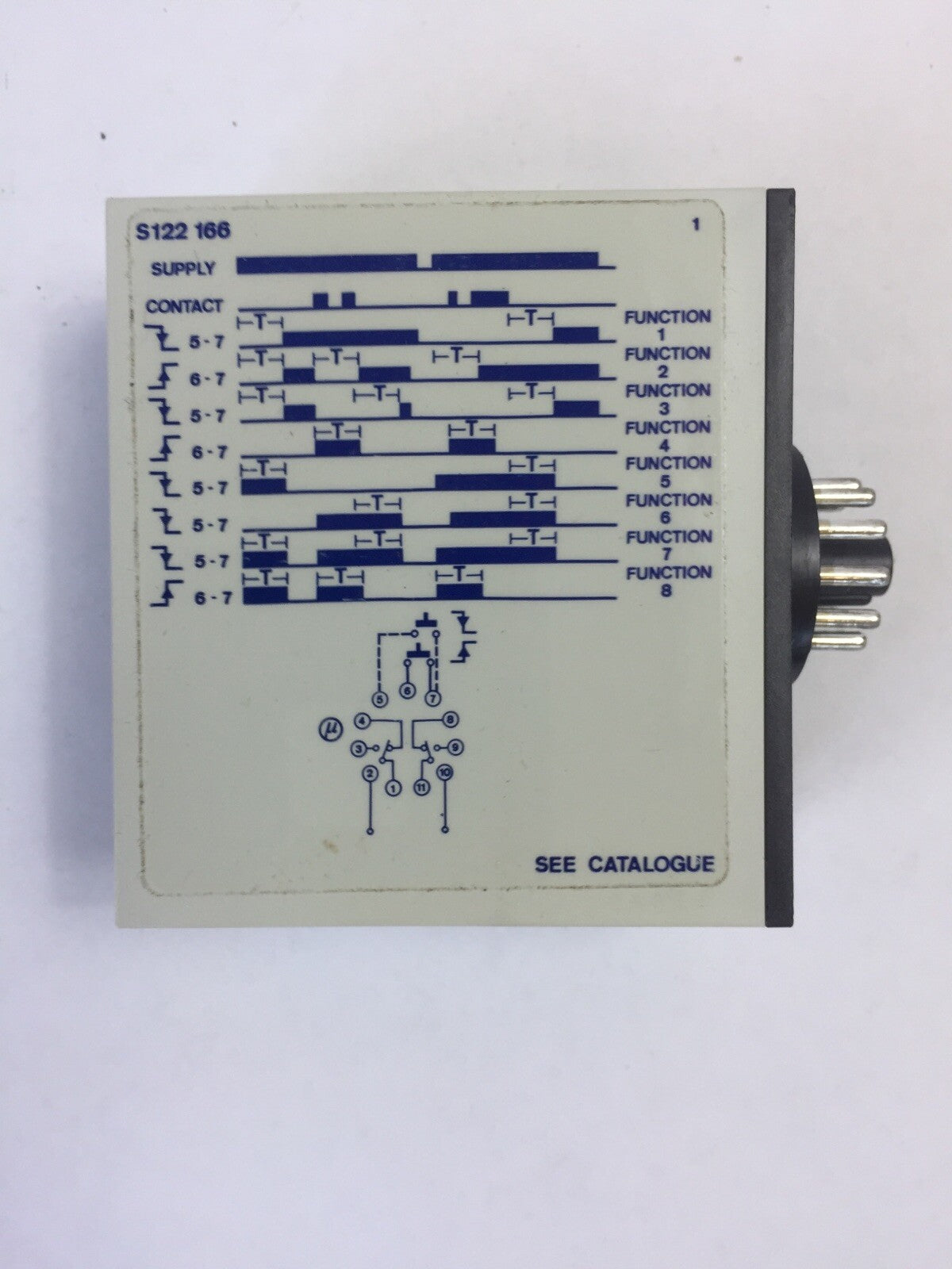 ELECTROMATIC S-SYSTEM S 122166 120 MODULE TIMER EXTERNAL START SUPPLY 100-140VAC