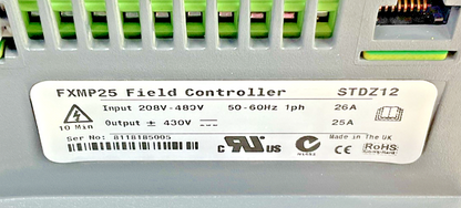 EMERSON FXMP25 CONTROL TECHNIQUES FIELD CONTROLLER 480V 50/60 1PH