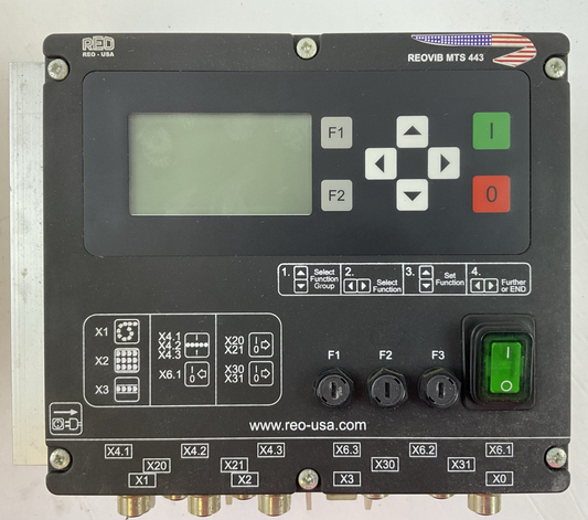 REO-USA REOVIB MTS 443 VIBRATORY CONTROLLER 110/240VAC