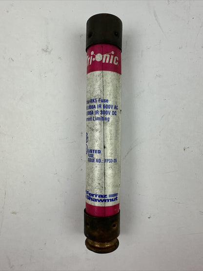 FERRAZ SHAWMUT TRS20R TRI-ONIC SMART SPOT 20A 600VAC 300VDC RK5 FUSE (LOT OF 5)