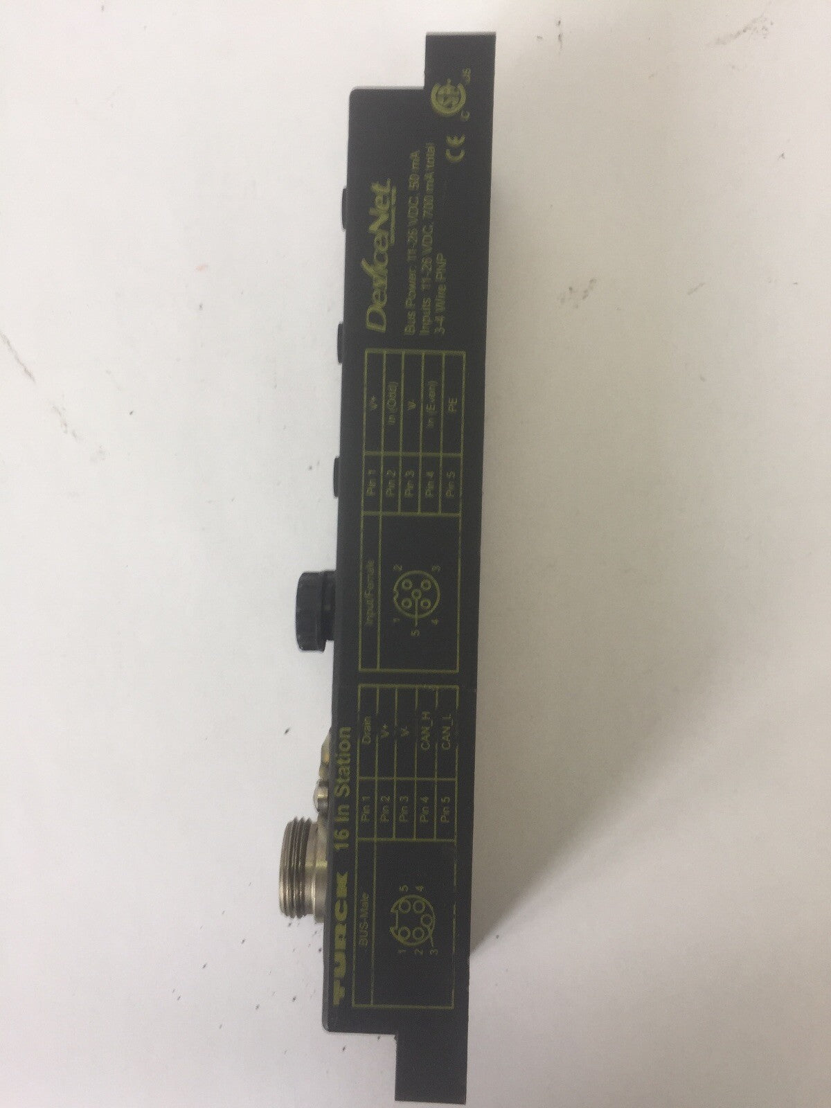 TURCK FDNL-S1600-W DEVICENET 11-26VDC 16 IN STATION F/W VER 6.002