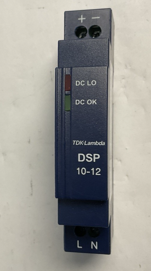 TDK-LAMBDA DSP10-12 POWER SUPPLY 12VDC 10W 63HZ 240VAC