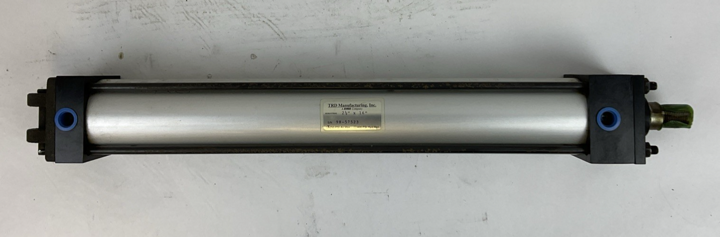 TRD MANUFACTURING 250PSI AIR MAX BORE/STROKE 2-1/2" X 16" CYLINDER