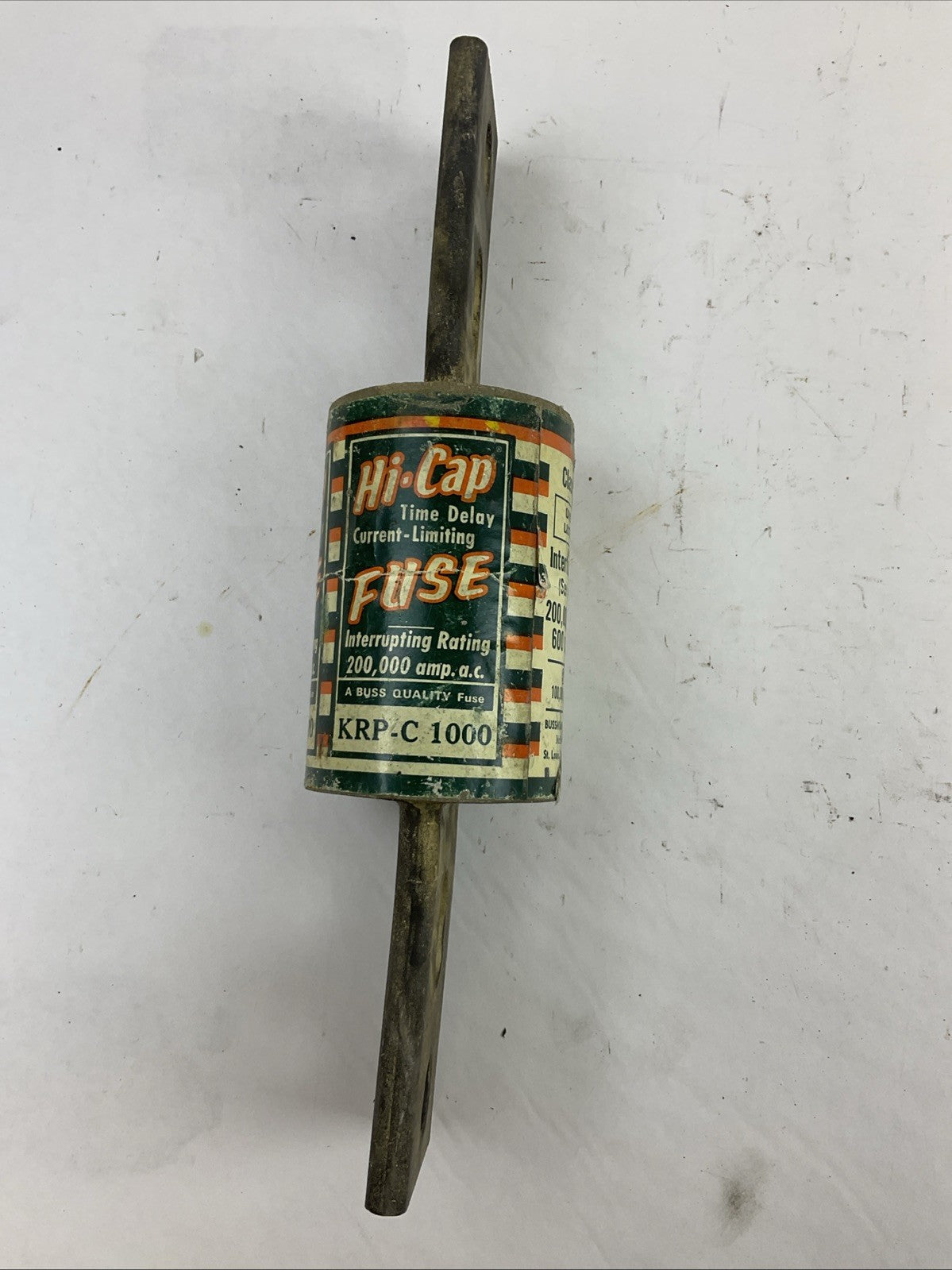 BUSSMANN KRP-C 1000 HI-CAP TIME DELAY CURRENT LIMITING FUSE 1000AMP 600VAC