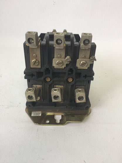 ALLEN BRADLEY 500L-D0D93 100 AMP CONTINUOUS RATING AC CONTACTOR 600VAC SERIES A