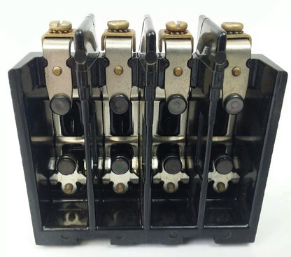 ALLEN BRADLEY Z-31950 CONTACTS, 4P, BUL 700 TYPE BR, MISSING ONE SET OF CONTACTS