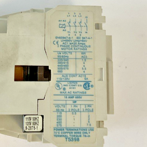 EATON CE15BNS3AB CONTACTOR SER.B1 SIZE:B 110/120V COIL 50/60HZ
