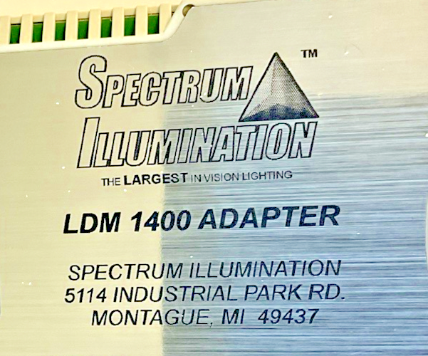 SPECTRUM ILLUMINATION LDM 1400 ADAPTER REV.H 24VDC 1.5A