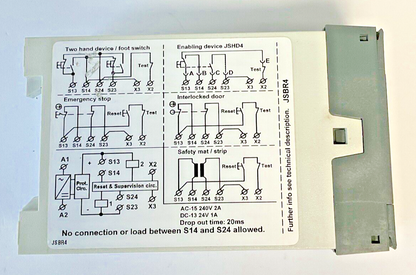 ABB 2TLA010002R0400 SAFETY RELAY 115VAC JSBR4