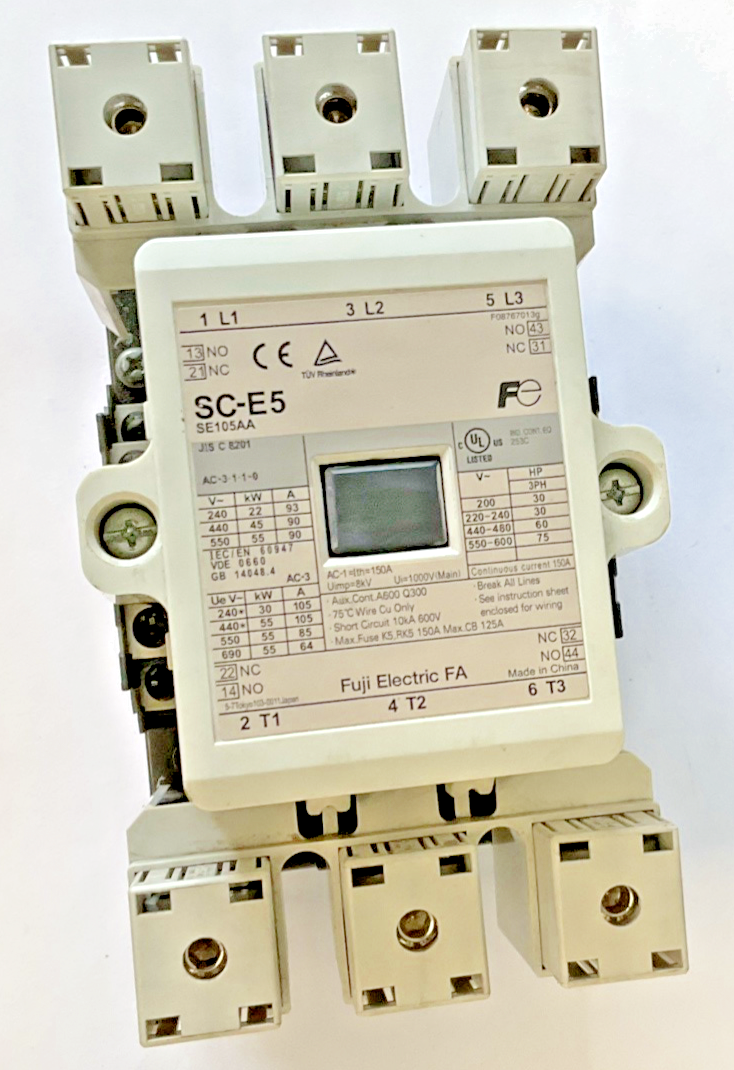 FUJI ELECTRIC SC-E5 CONTACTOR SE105AA 150A 8KV