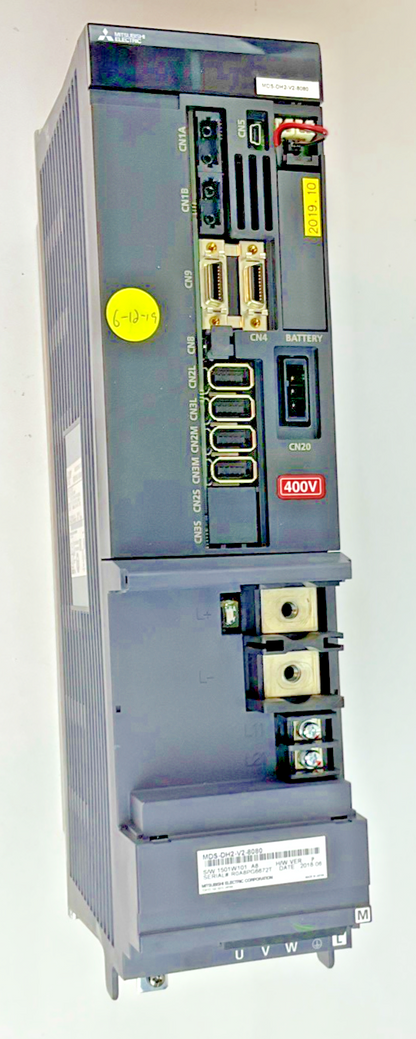 MITSUBISHI MDS-DH2-V2-8080 SERVO DRIVE 4.5KW 648V 12.0A H/WVER.P 240HZ