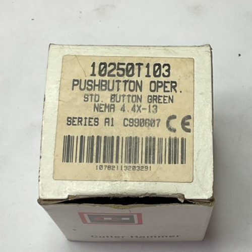 CUTLER-HAMMER 10250T103 STANDARD PUSHBUTTON OPERATOR GREEN SER.A1
