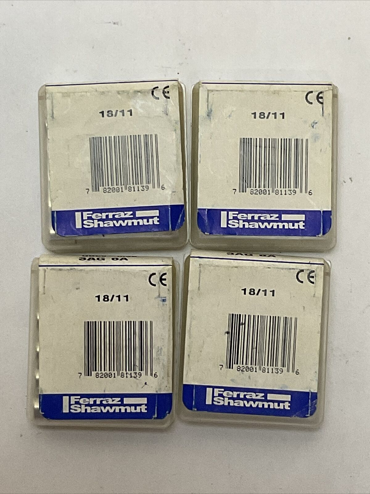 FERRAZ SHAWMUT GGC6-MSC FUSE 6A 250VAC (20 TOTAL FUSES)