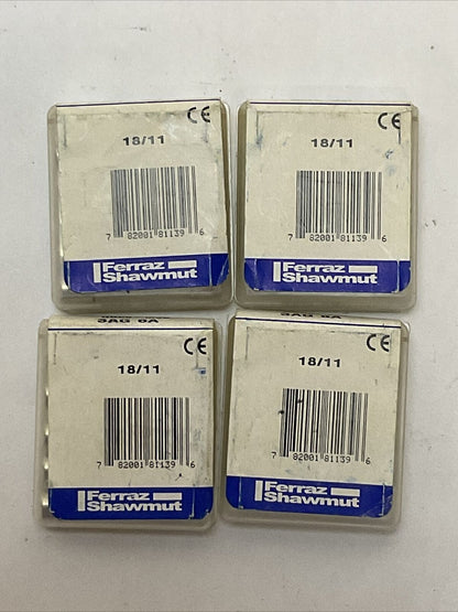 FERRAZ SHAWMUT GGC6-MSC FUSE 6A 250VAC (20 TOTAL FUSES)