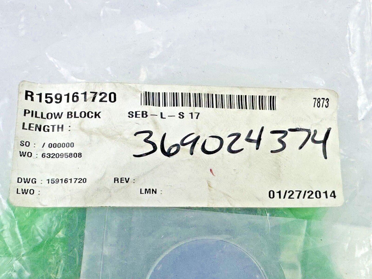BOSCH REXROTH - R159161720 - PILLOW BLOCK BEARING -SEB-L-S 17, SIZE 25 x 5/10/25