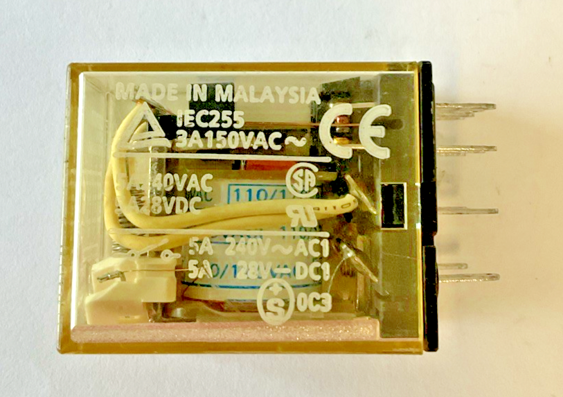 OMRON MY4N RELAY 28VDC 120VAC ***LOTOF4***