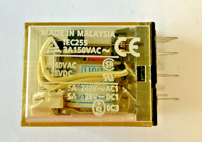OMRON MY4N RELAY 28VDC 120VAC ***LOTOF4***