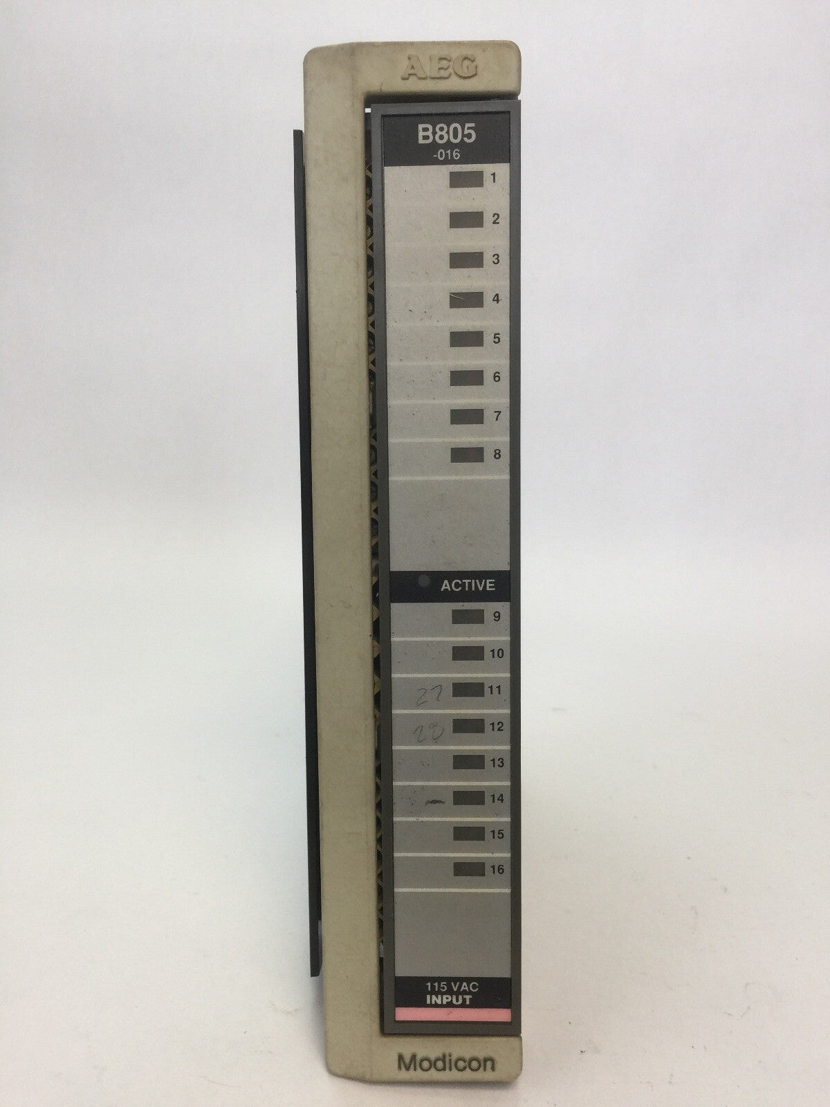 AEG MODION SCHNEIDER AS-B805-016 INPUT MODULE 115VAC