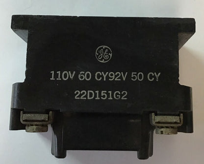 GENERAL ELECTRIC 22D151G2 COIL 110V 60CY/ 92V 50CY