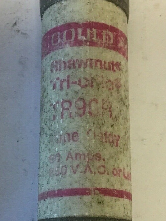 GOULD SHAWMUT TR90R TRI-ONIC 90A FUSE 250VAC DUAL ELEMENT TIME DELAY***LOTOF5***