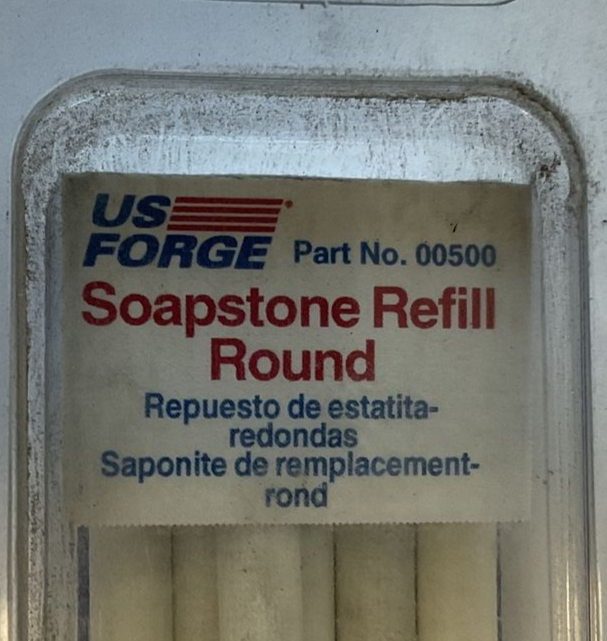 US FORGE 00500 SOAPSTONE REFILL ROUND ***PACKOF6***