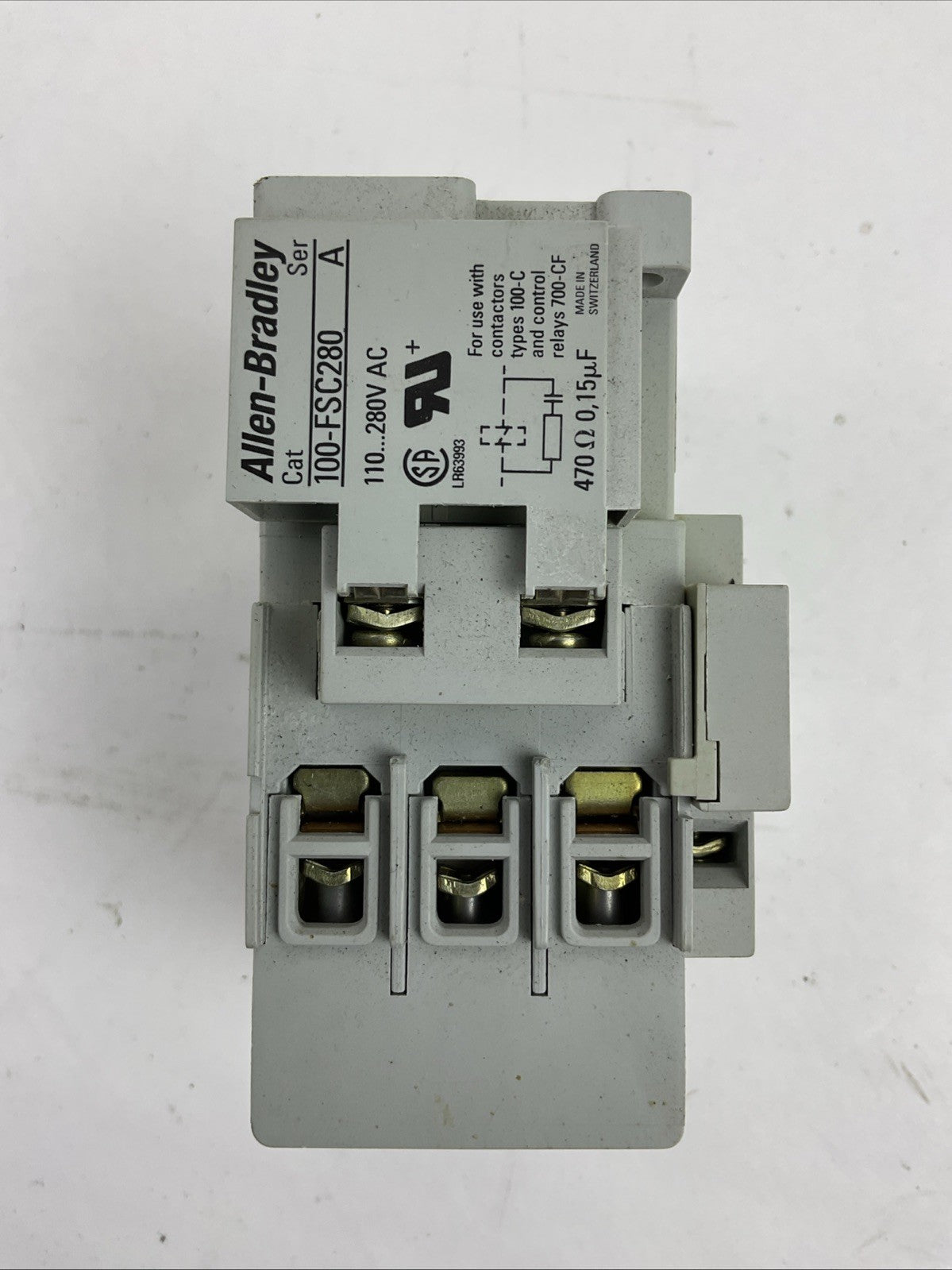 ALLEN BRADLEY 100-C37KP10 CONTACTOR 100-C37*00 SER B 600VAC 50AMP 30HP 3PH