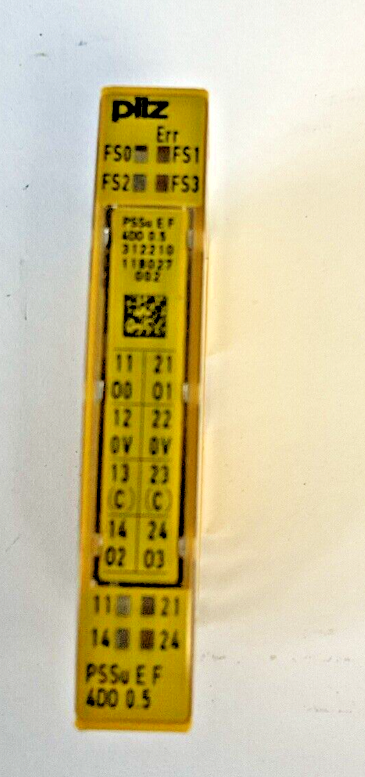 PILZ PSSU E F 4DO 0.5 OUTPUT MODULE 24VDC ****LOTOF5****