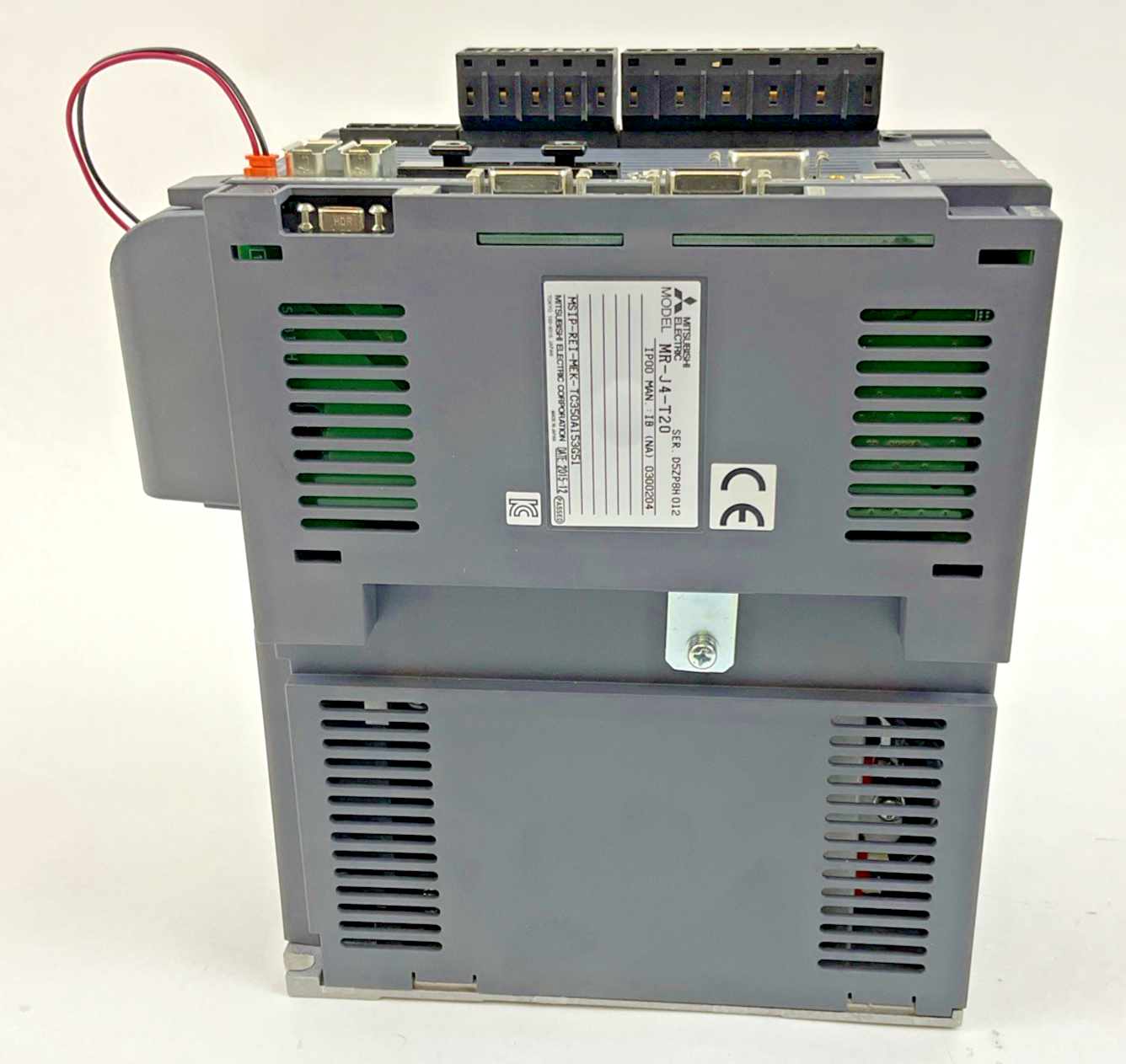 MITSUBISHI MR-J4-200B4-RJ020 AC SERVO 2KW 480V 5.1A/ MR-J4-T20 MR-BAT6V1SET