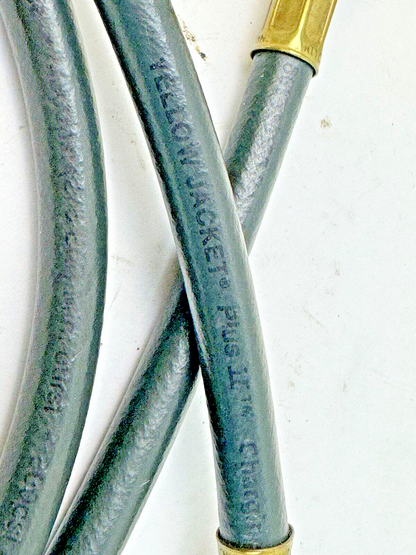 YELLOW JACKET - PLUS II 72" 1/4" CHARGING HOSE - GREEN - 4000 PSI / 800 PSI