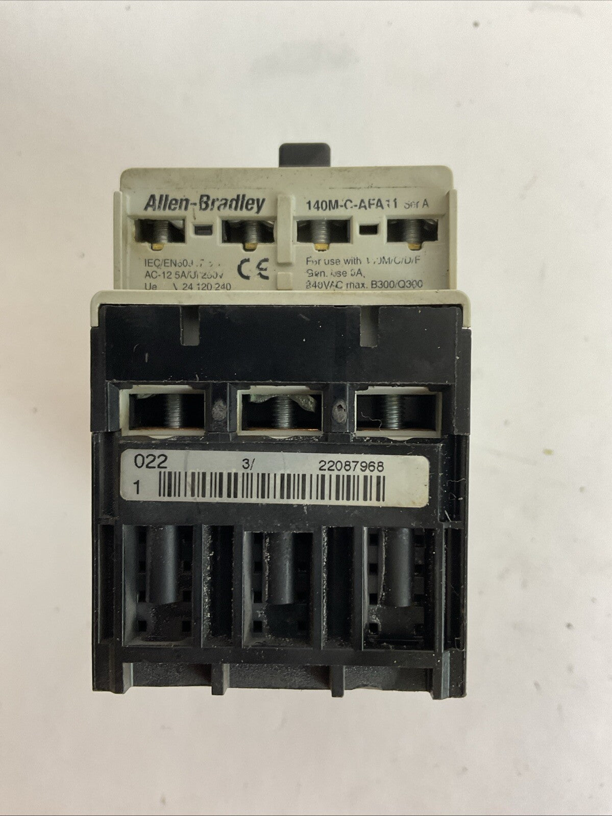 ALLEN BRADLEY 140M-C2E-C16 SER C MOTOR CIRCUIT BREAKER 10-16A 140M-C-AFA11