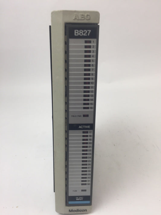 AEG MODION SCHNEIDER AS-B827-032 INPUT MODULE 24VDC