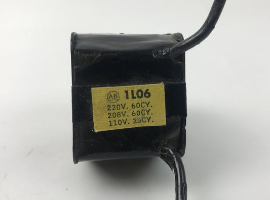 Allen Bradley 1L06 Coil 220 V 60 CY 208 V 60 CY 110 V 25 CY Used
