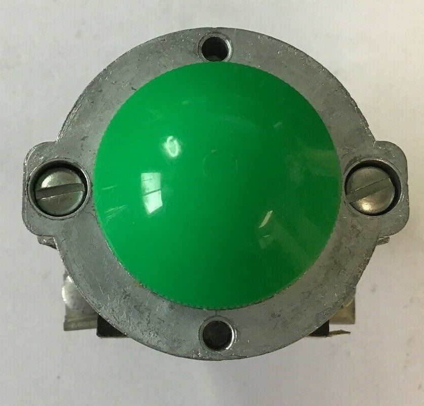 CUTLER HAMMER 10250H503A INDICATING LIGHT  HEAVY DUTY GREEN 220V AC/DC
