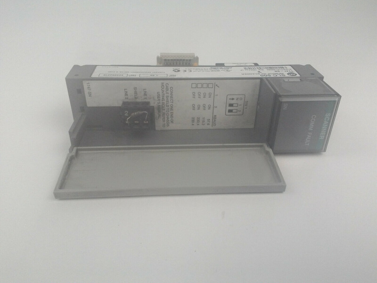 ALLEN BRADLEY 1747-SN SER B REMOTE /O SCANNER 1.0b CURRENT REQ. 600mA@5VDC