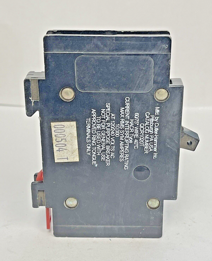 CUTLER-HAMMER - QCR1020T -1 POLE, 20 A, 120/240V CIRCUIT BREAKER - NEW OLD STOCK