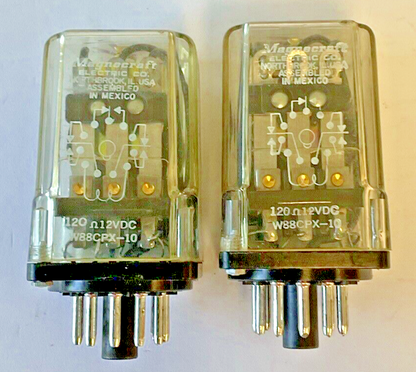 STRUTHERS-DUNN W88CPX-2 RELAY 12VDC 120VAC ***LOTOF2***