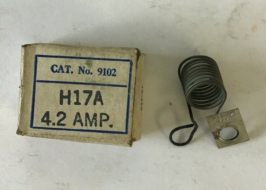 CUTLER HAMMER 9102 H17A 4.2AMP HEATER****LOTOF3****